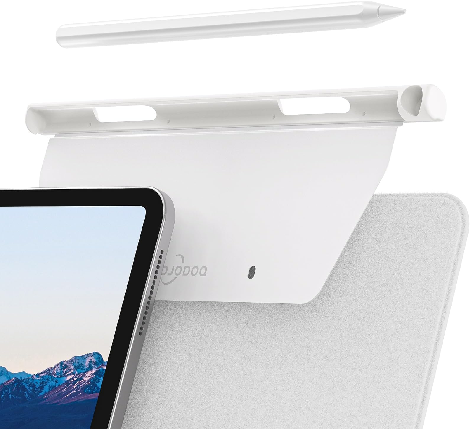 Ipad 2018 Hülle Mit Apple Pencil Halter Pencil Stifthalter für Apple Pencil 2. Generation Hülle Kompatibel mit