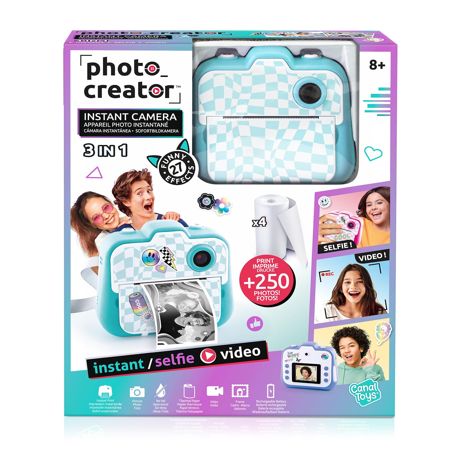 Canal Toys - Creator - Cámara Instantánea con +250 Fotos