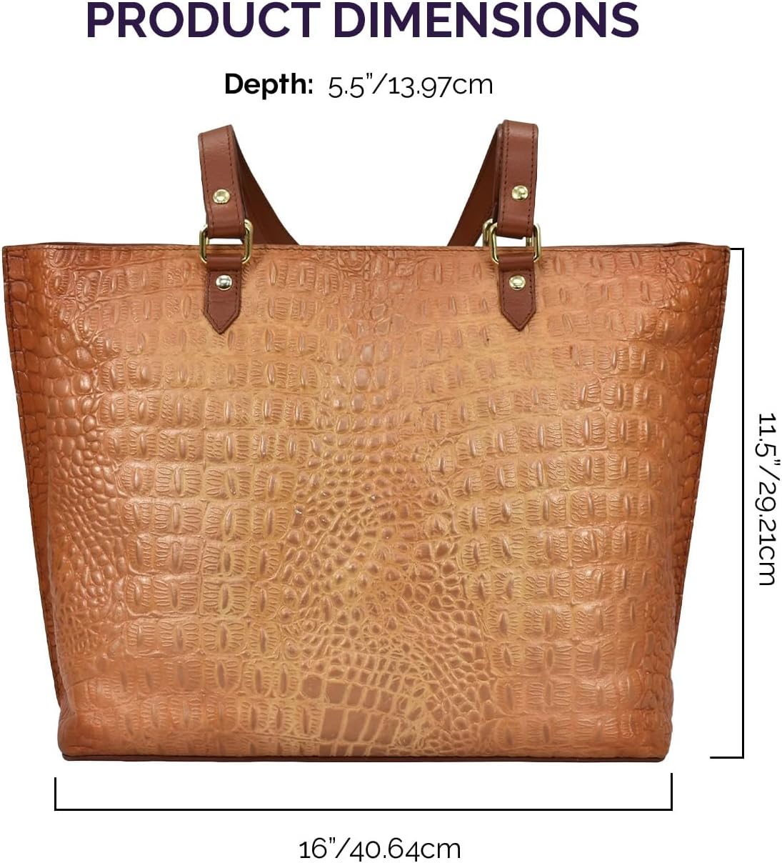 Anuschka Women’s Original Hand-Painted Genuine Leather Large Zip Top Tote - Image 6