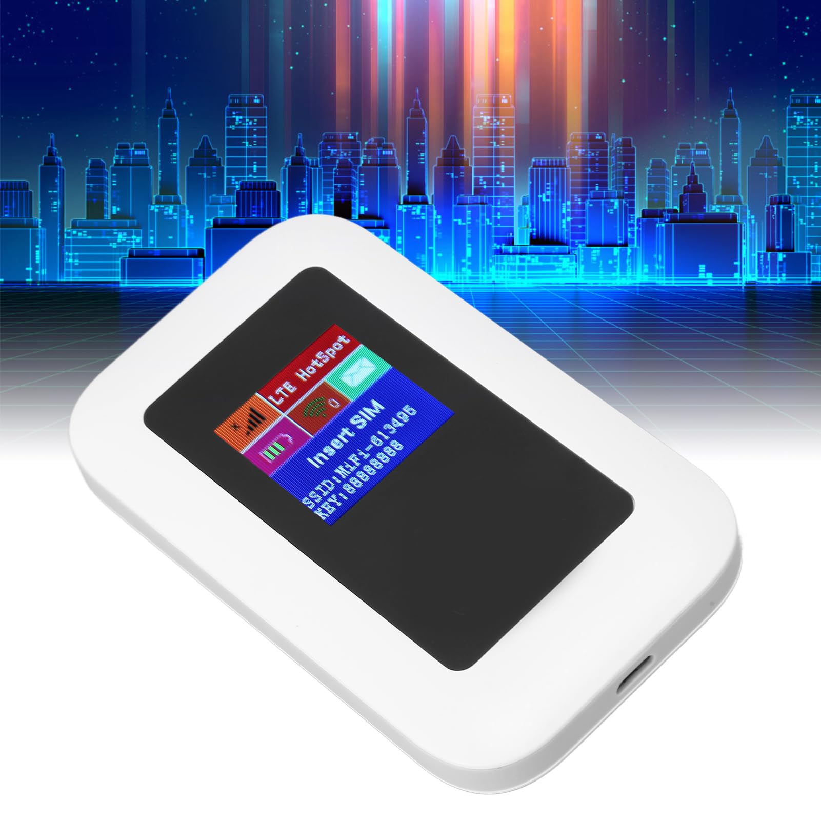 Ejoyous Router WiFi 4G con Slot Micro SIM, 150Mbps