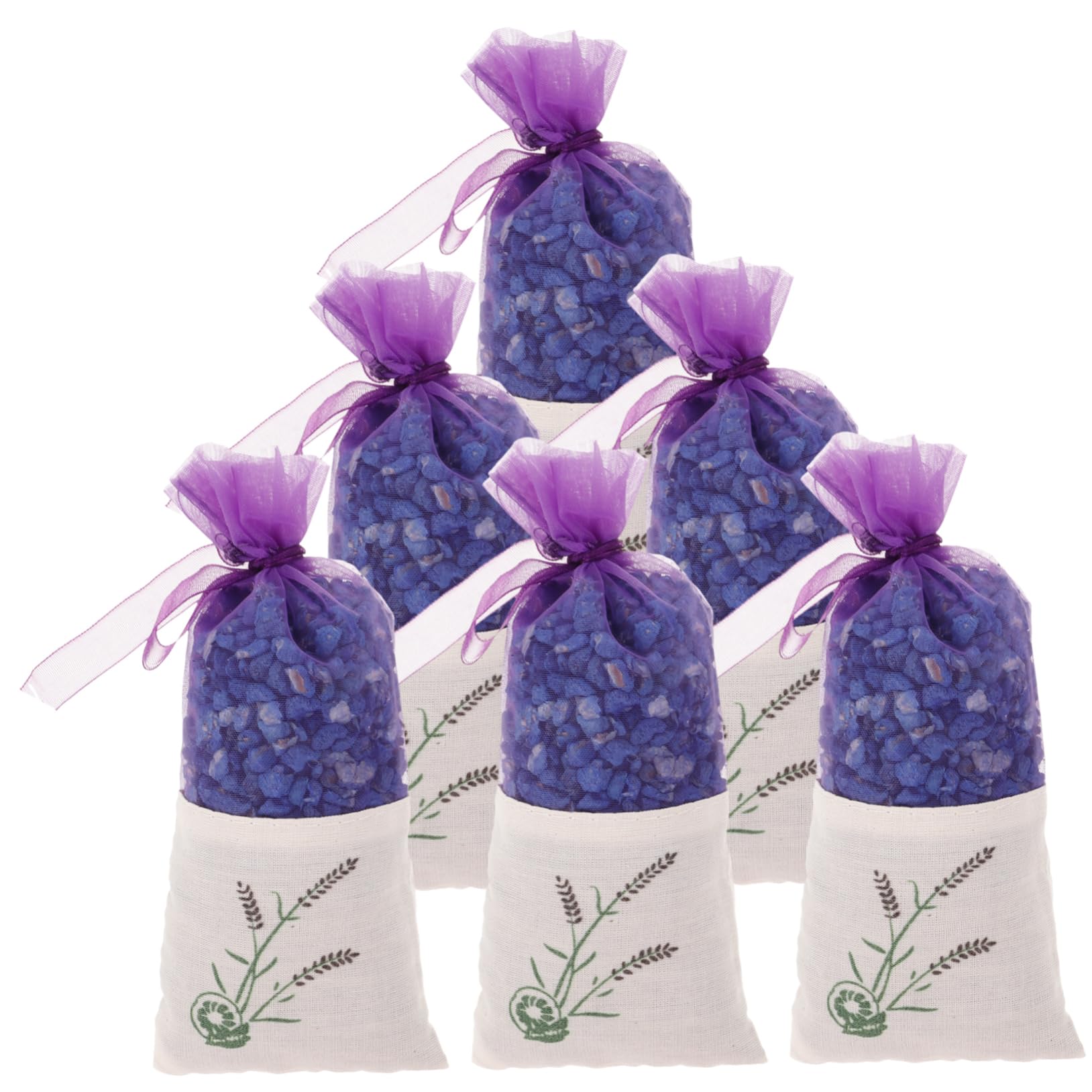 6pezzi Sachet Profumati Per Aromaterapia Naturale Con Fragranza Gelsomino Per Eliminare Odori Sgradevoli e Rinfrescare Gli Ambienti