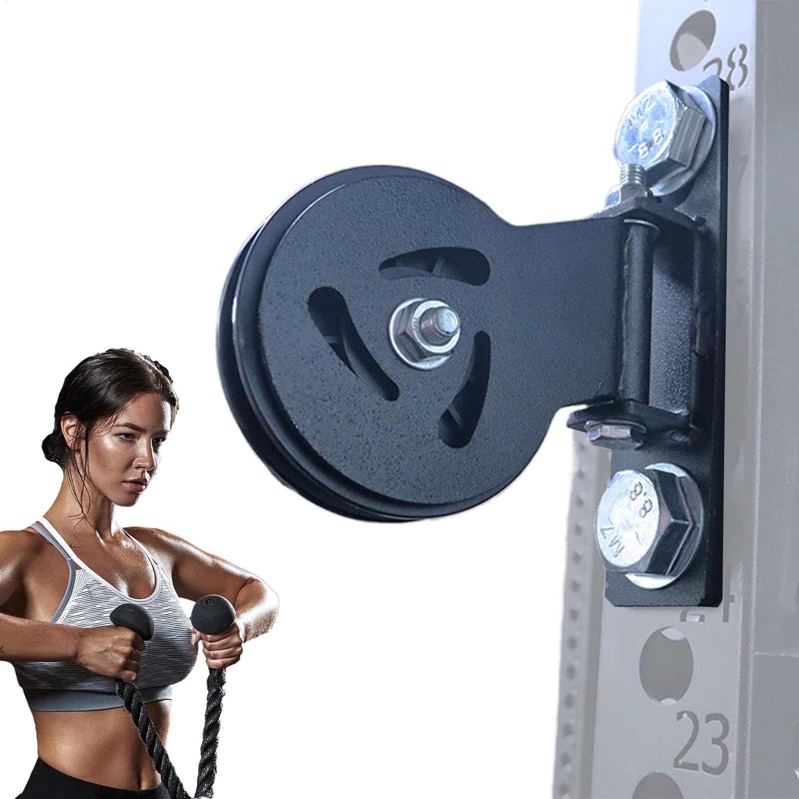 Sistema di puleggia a cavo per palestra domestica, accessorio fitness regolabile per allenamento della forza, attrezzatura versatile per esercizi efficaci