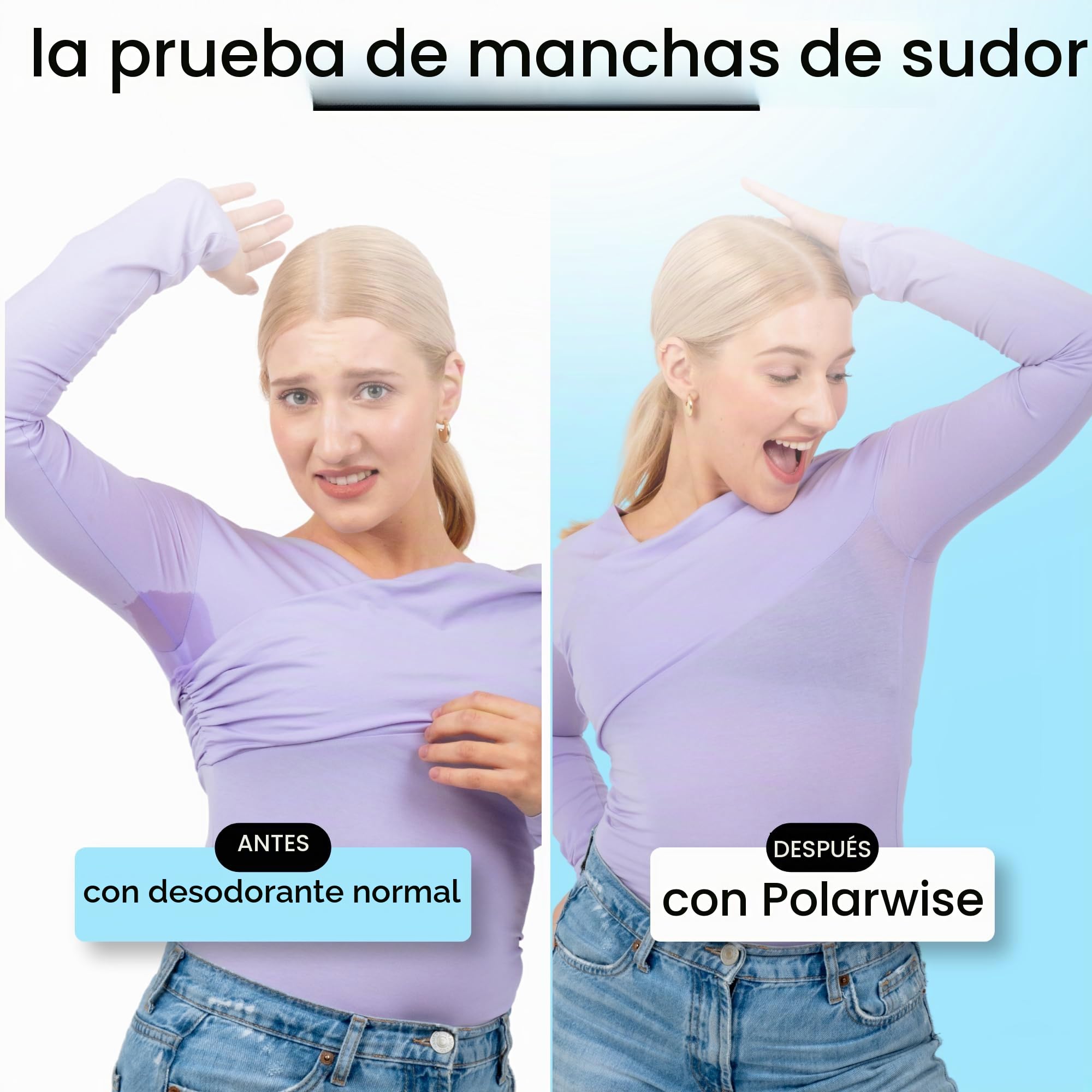 Polarwise Desodorante Unisex Antitranspirante Strong Mist: 100% libre de olores y manchas de sudor
