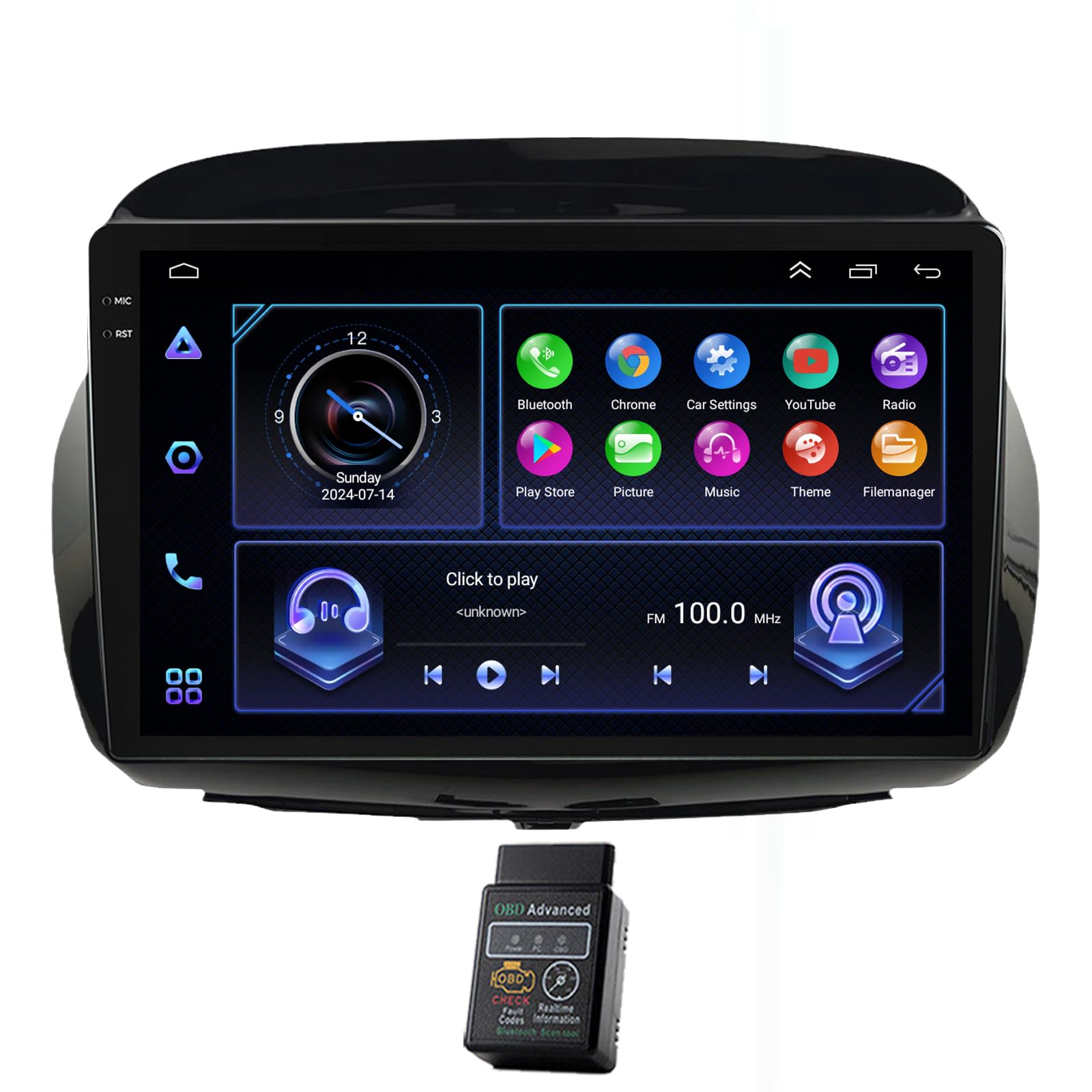 Für Honda Edix FRV 2004-2009 Autoradio USB Bluetooth 8 Core 9