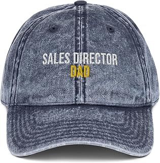 Sales Director Dad Hat (Embroidered Vintage Cotton Twill Cap) Sales Director Apparel