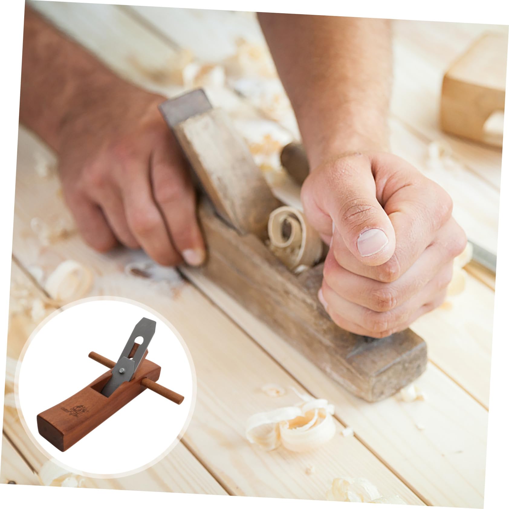 Pialla Manuale Per Legno in Legno Durevole Lama in Metallo Attrezzo Falegnameria Per Carpentieri e Hobbisti