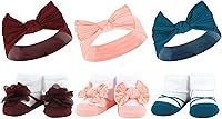 Vista 30 de Hudson Baby Conjunto de regalo de diadema y calcetines para niña