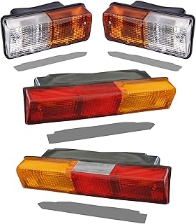 APSMOTIV turn signal assembly Lights Front Tail Lights Set Suitable for IH | Fiat | Ford | Landini and Massey Ferguson Tractors sequential turn signal,side marker indicator universalturn