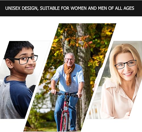 Miniatura 7 de EXCEART - Gafas de lectura plegables para miopía 3.0, lentes de lectura plegables para miopía, lentes de larga distancia con estuche portátil