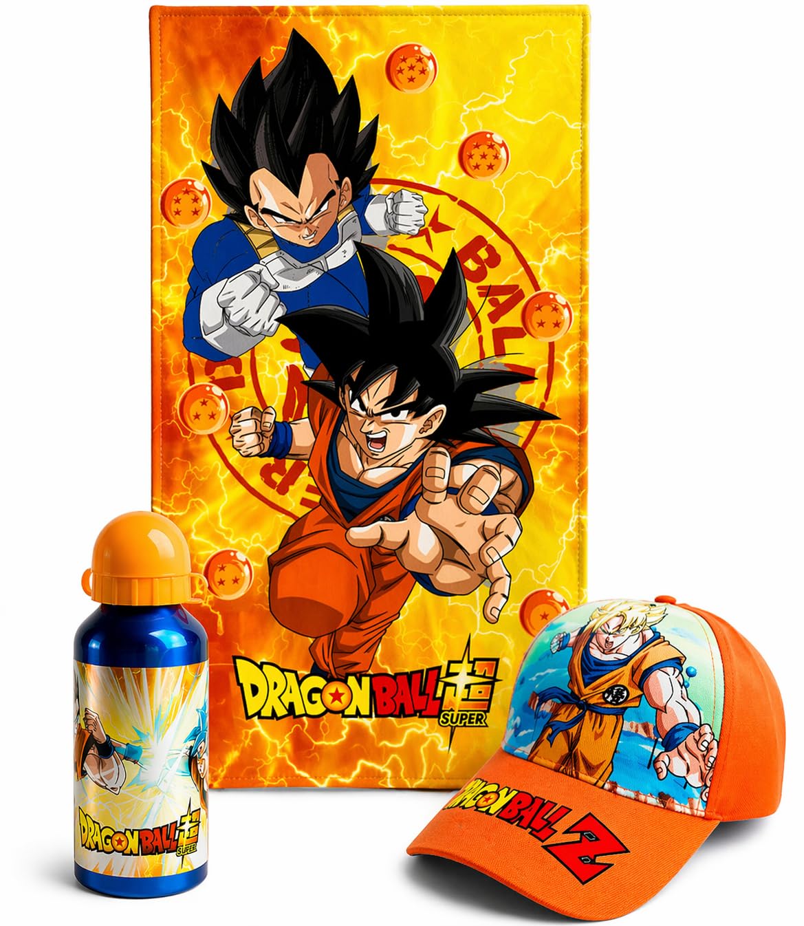 MARUKATSU Sonic Pack Playa Niño Completo Toalla 140x70 cm + Gorra Ajustable + Botella 410ml – Set Verano Infantil Microfibra Secado Rápido Piscina — view 8