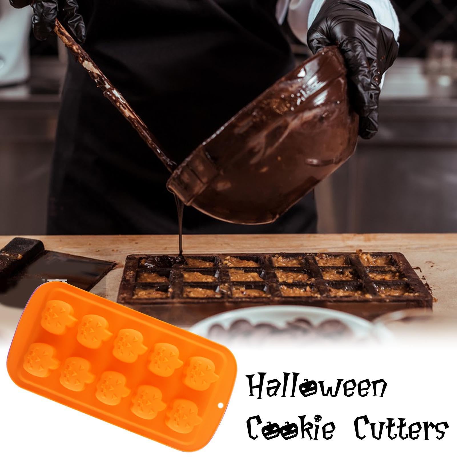 Moule à Biscuit Halloween 10 Pièces Emporte Piece Halloween Acier Inoxydable Moule à Biscuits Citrouille Chauve-Souris Pour Halloween Gâteaux Patisserie, Biscuits Cookie Fondant Décoration