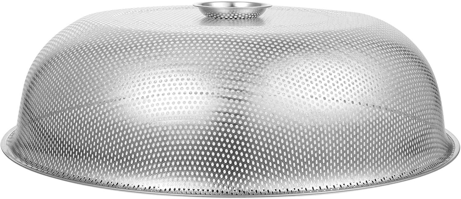 Gadpiparty Stainless Steel Mesh Food Cover Dome Multi-use Protective Food Tent for Dining Table Dust and Resistant Kitchen Plate Cover Compact for Home and Outdoor Use