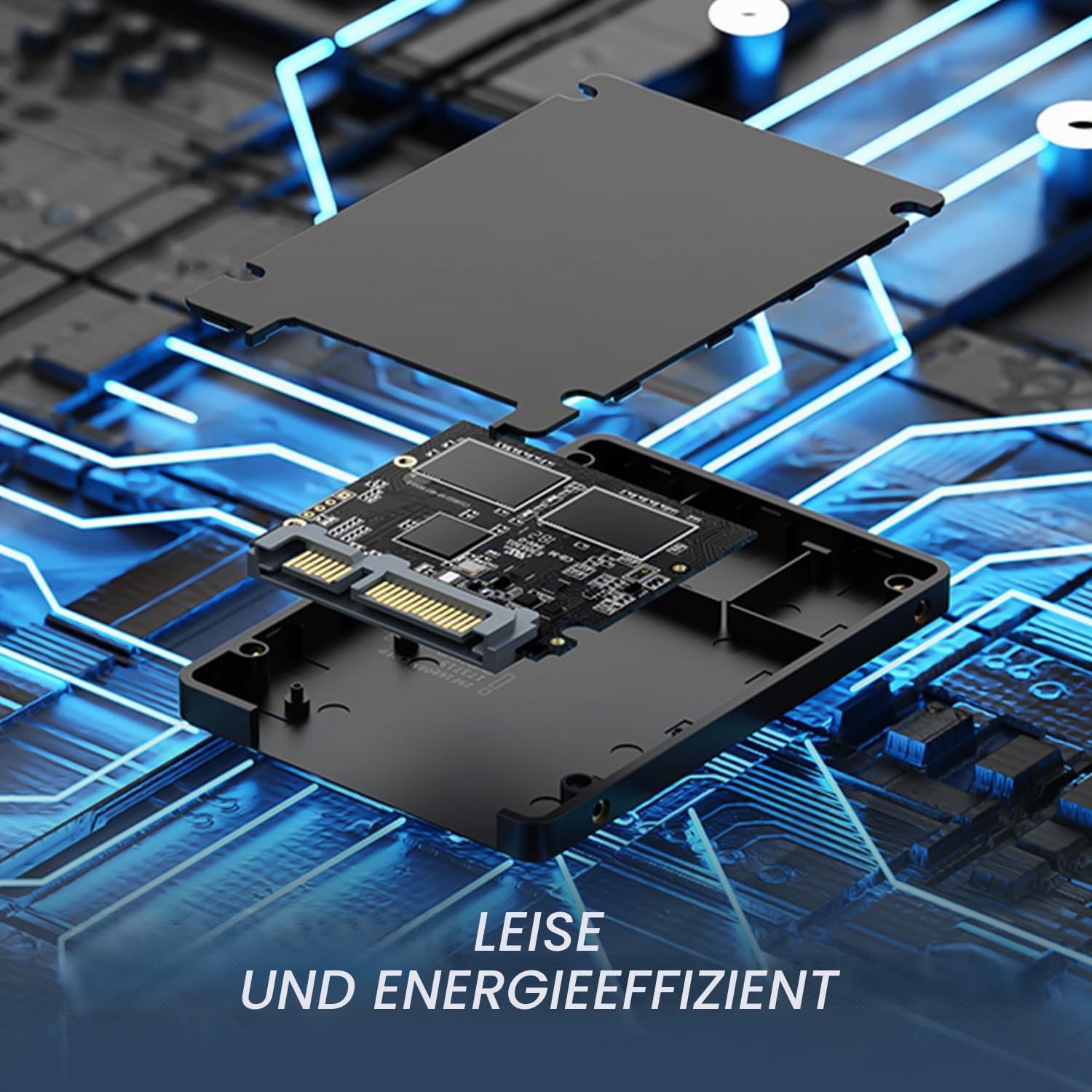 KingSpec 1TB 2.5" SATA SSD Intern 3D NAND Flash