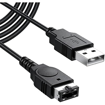 Charger for Gameboy Advance sp, GBA SP Charger Cable Cord for Nintendo DS Original Console(NDS)/Game Boy Advance SP
