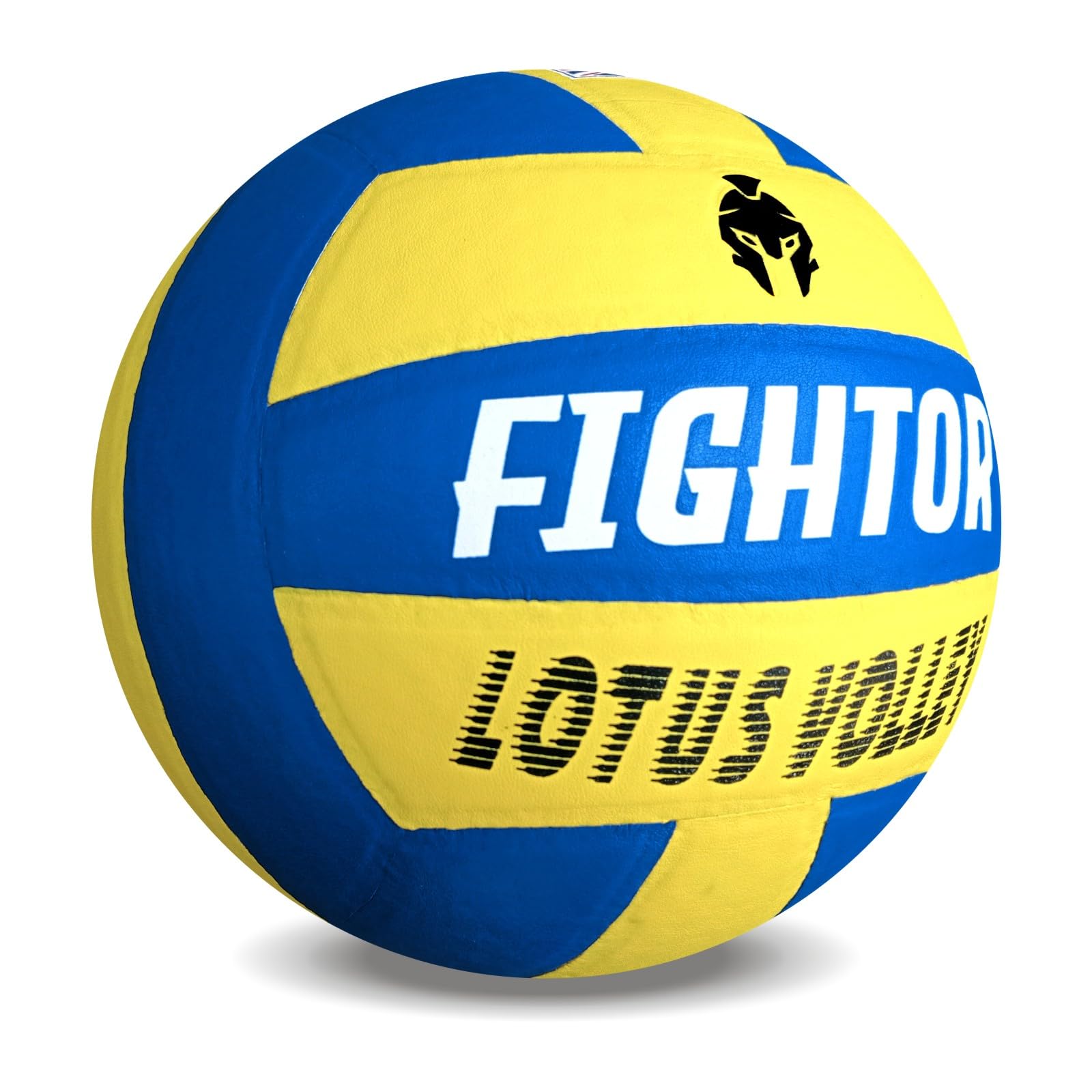 Fightor Lotus Volley Leather Pasted Volleyball, for Youth, Adult Size 4, Durable,18 Panel, (Yellow and Blue) Lightweight, Waterproof, (Better for Hard Surfaces, Training, Match, Practice) (B0CN14LMXZ) Amazon Price History, Amazon Price Tracker