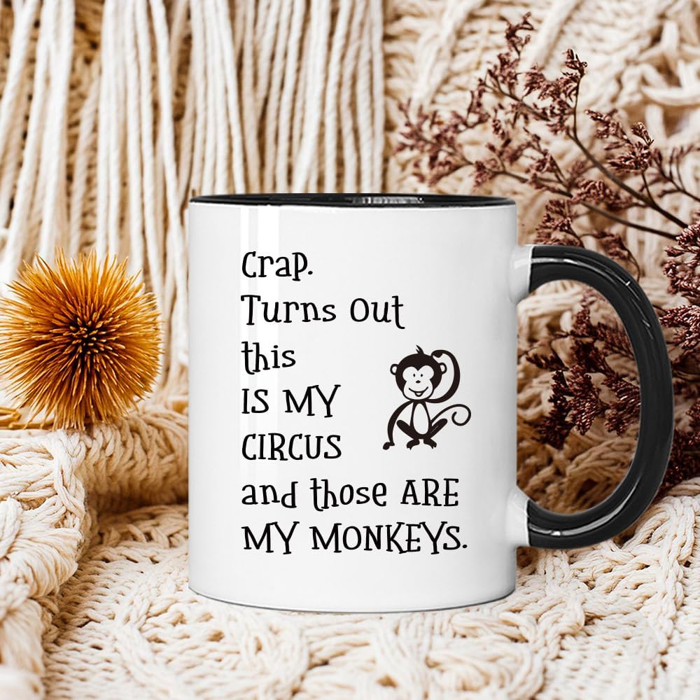 Turns Out This Is My Circus Mug Funny Gift for Women, Christmas Birthday Gifts for Mom, Mother, Coworkers, Work Besties, Best Friend, Men, Gifts for Mom from Daughter Son-22 - Image 7