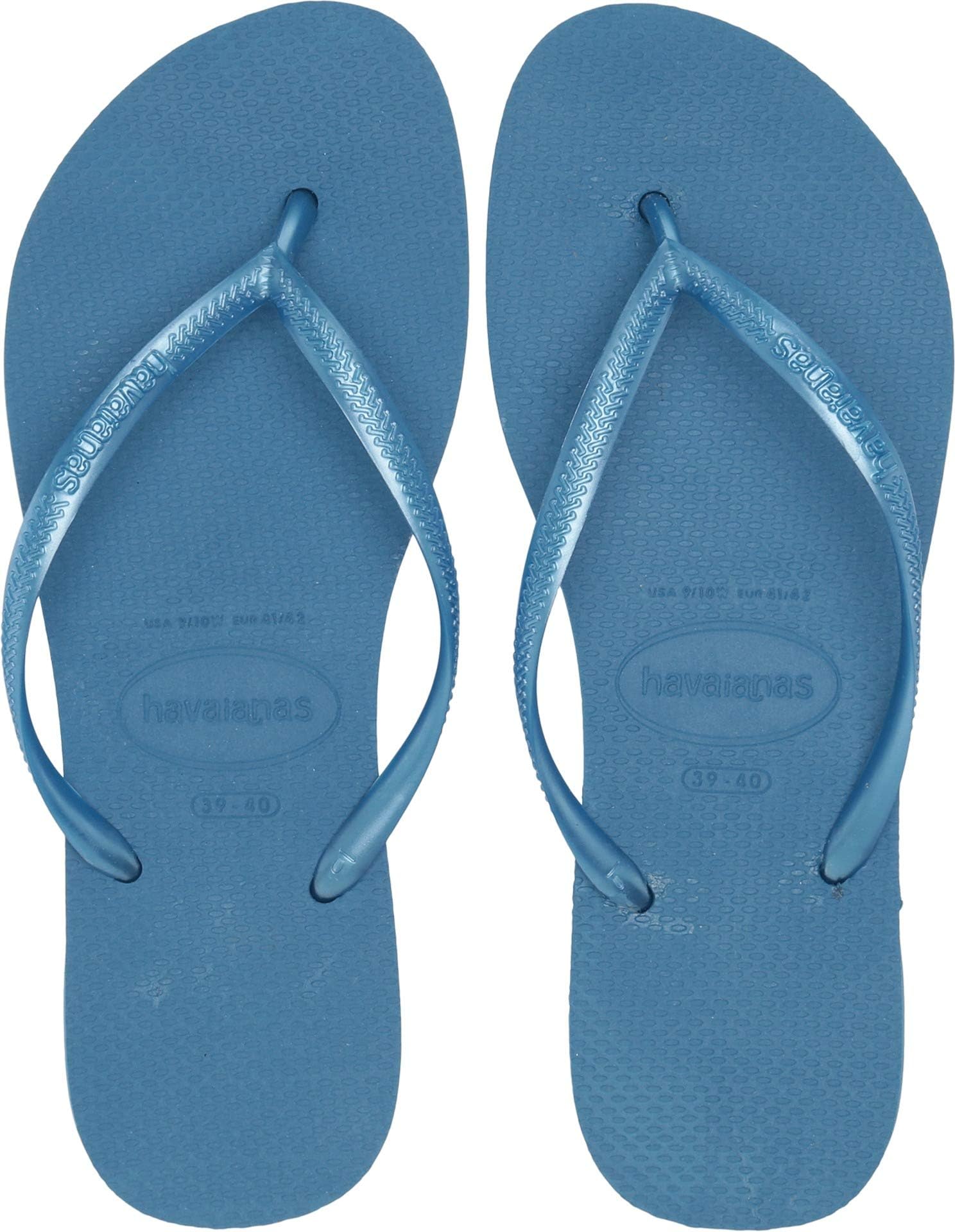Havaianas womens Slim Logo Pop - Up Flip-Flops