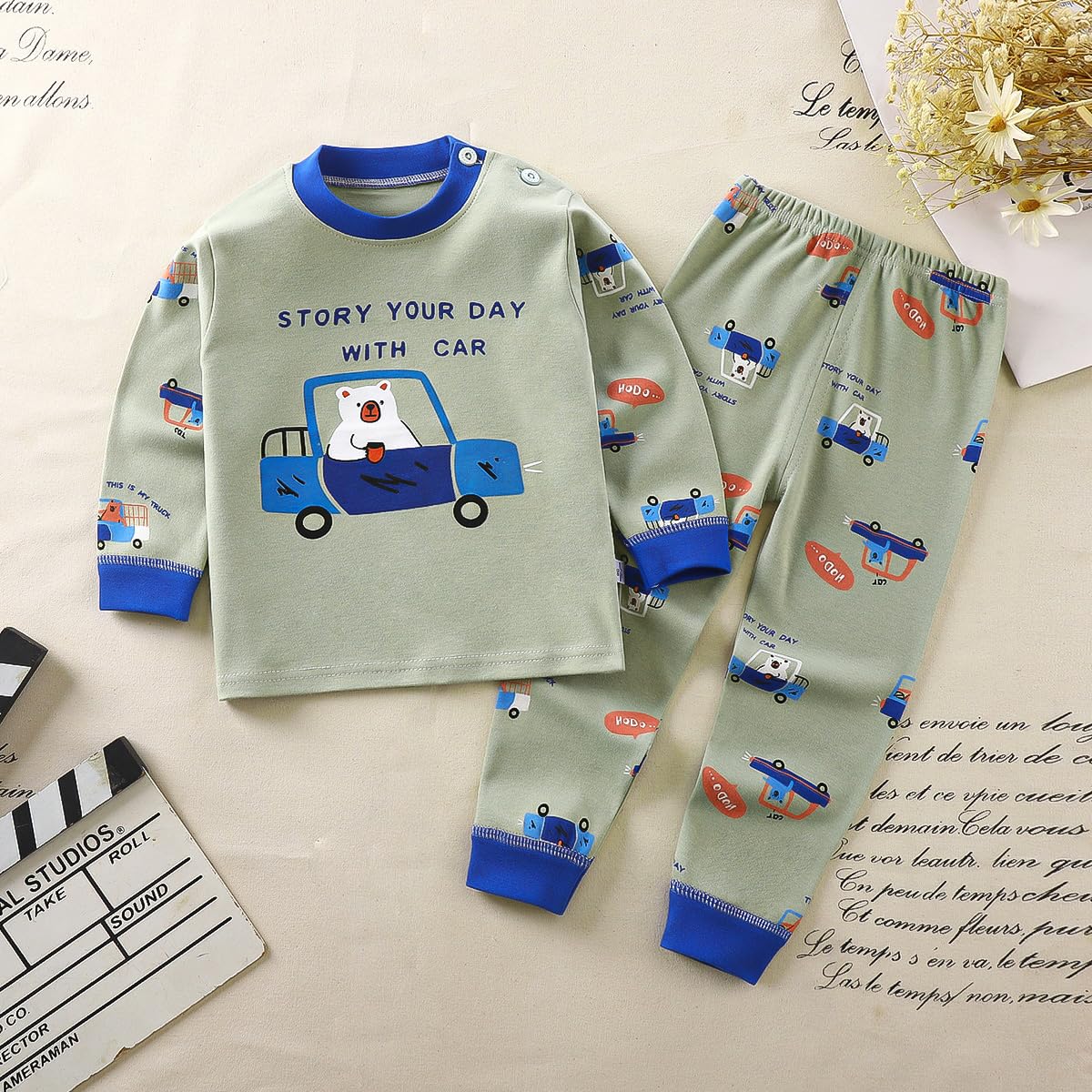 Conjunto Térmico para Niños Capa Base 3, Parte Superior e Inferior, Ropa Interior Larga y Calzoncillos Largos