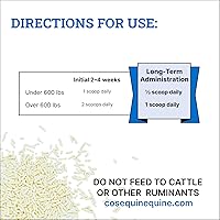 Vista 6 de Nutramax Cosequin Pelletas optimizadas con MSM suplemento para la salud articular de caballos - con glucosamina y condroitina, 1400 gramos