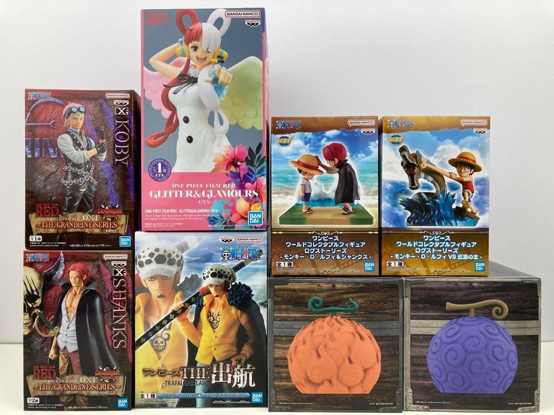 Amazon | ワンピース フィギュア8体まとめ売り 悪魔の実 ウタ ワーコレ 