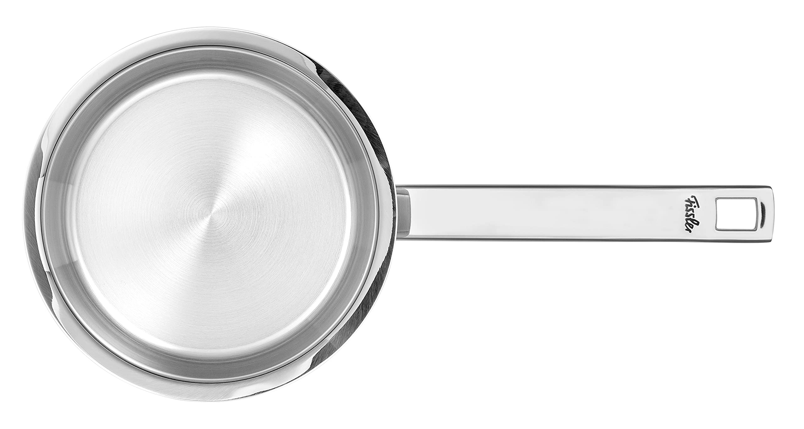 Fissler Original,Profi Collection Casseruola in acciaio inox 1.4 L, 16 cm, piccolo tegame per latte, scala di misurazione interna, cottura a induzione
