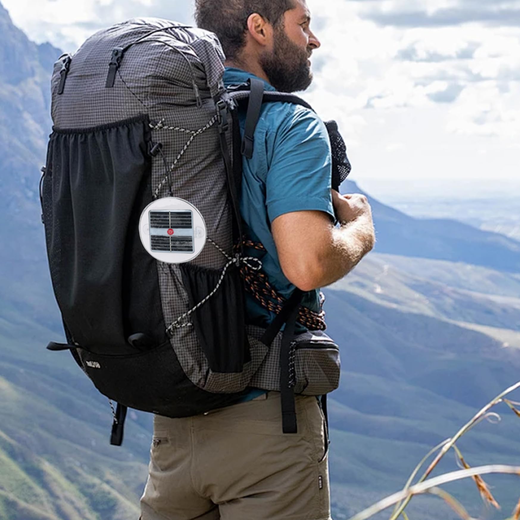 Linterna solar de camping portátil e inflable de 3 piezas con asa y válvula, impermeable, 1000 mAh, 4-10 h de luz blanca para pesca, tienda de campaña, picnic, barbacoa y actividades al aire libr