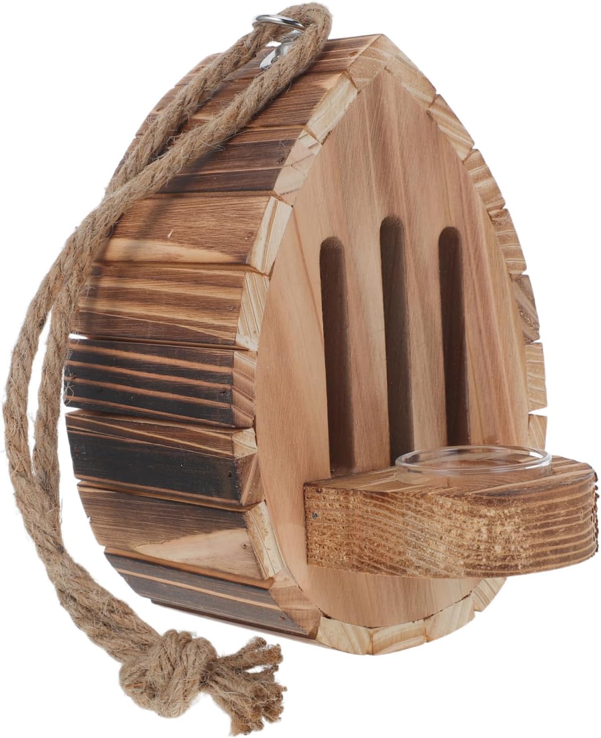 Toddmomy Wooden Butterfly House and Feeder Outdoor Hanging Habitat for Butterflies Space-Saving Garden Decoration Encourages Nesting and Visits Your
