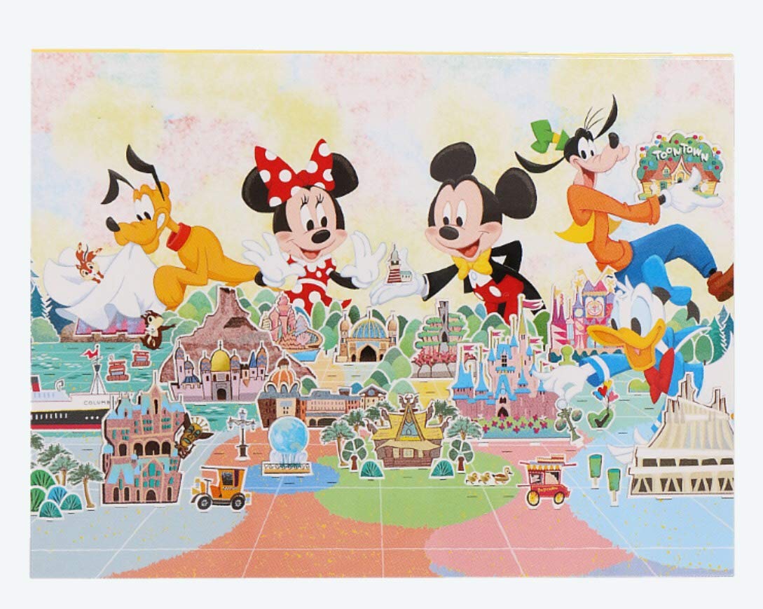 Amazon.co.jp: ミッキー＆フレンズ メモ メモ帳 10絵柄 東京ディズニー