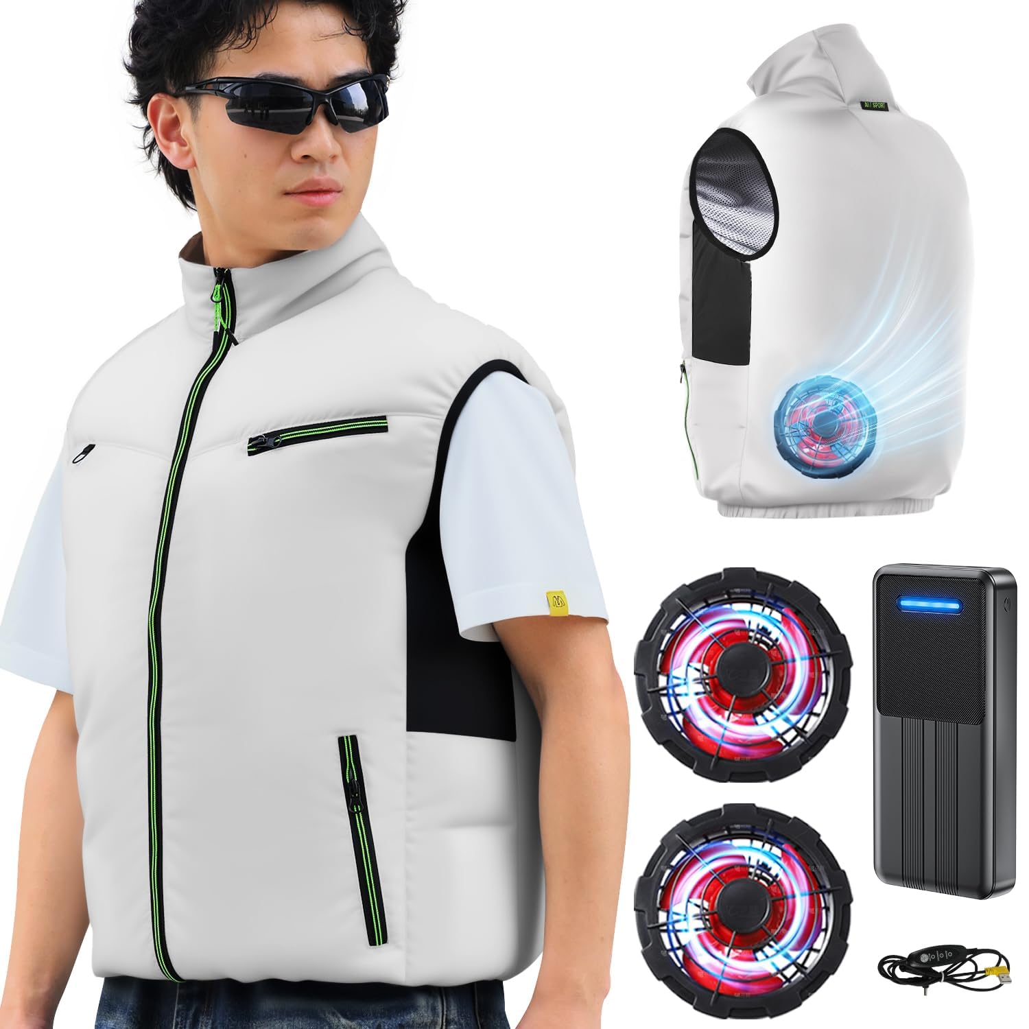 Amazon.co.jp: [櫻の萌] 空調作業服 ファンバッテリーセット 【超強力