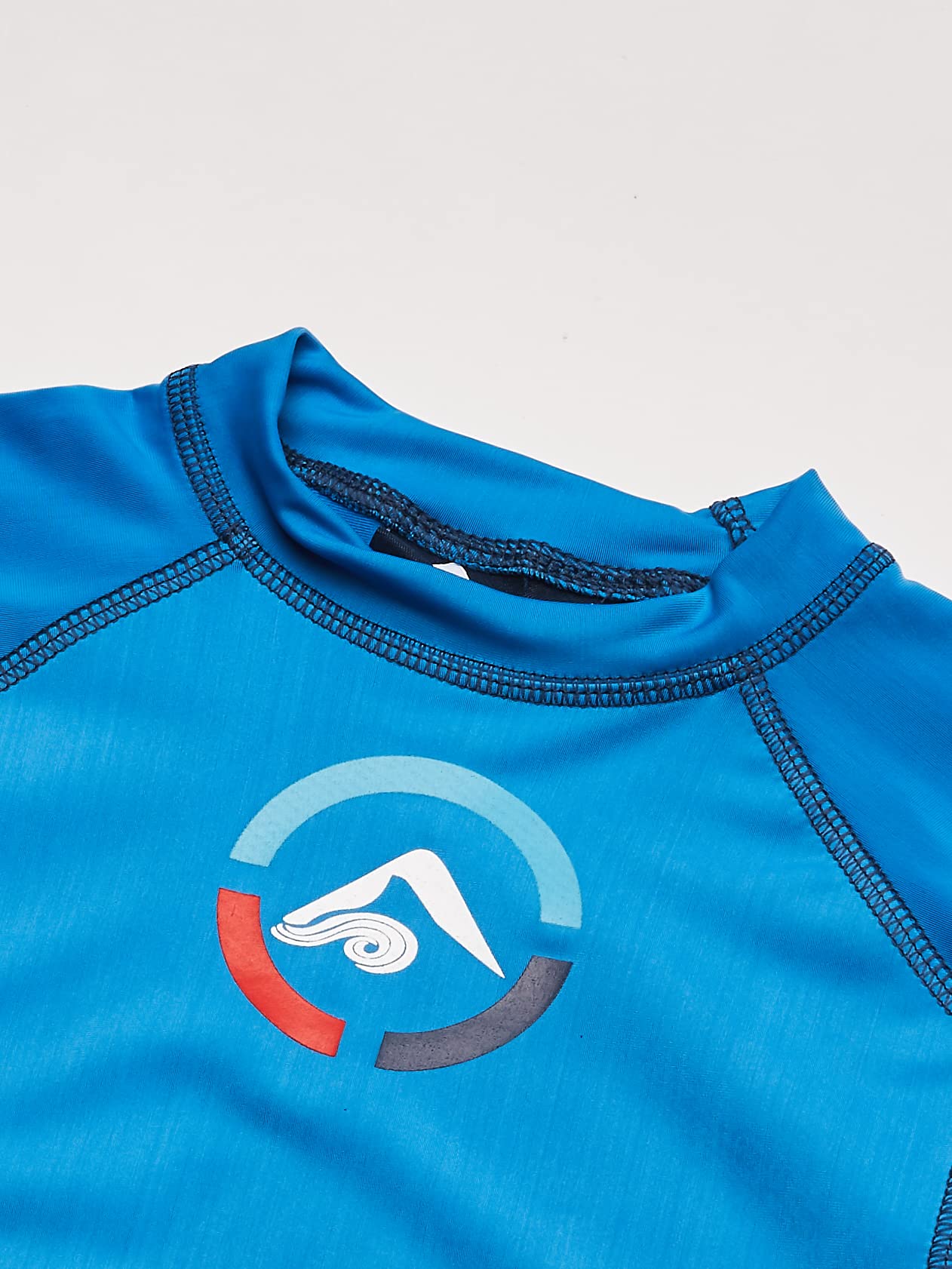 Kanu Surf Jungen UPF 50+ Sun Protective Rashguard Swim Shirt Rash Guard Hemd, Revival Royal, Large