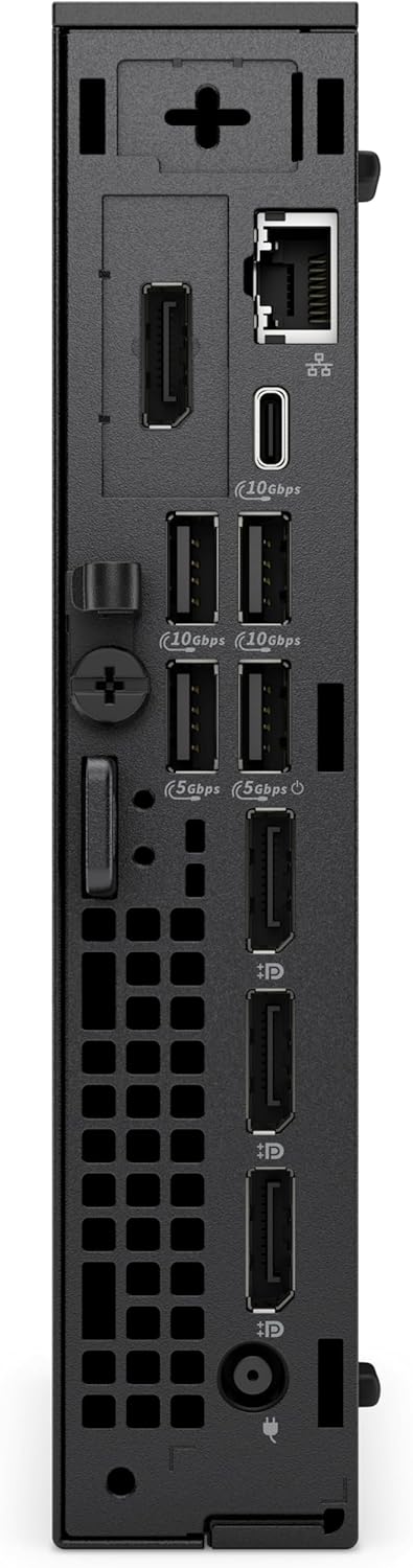 Dell Pro Micro Mini Desktop, AI PC with Intel Core Ultra 5 235T (14-Core, 13 Tops NPU), 32GB DDR5 RAM, 1TB PCIe SSD, WiFi 6, Windows 11 Pro - for Business Office Home & Multi-Monitor Workstations