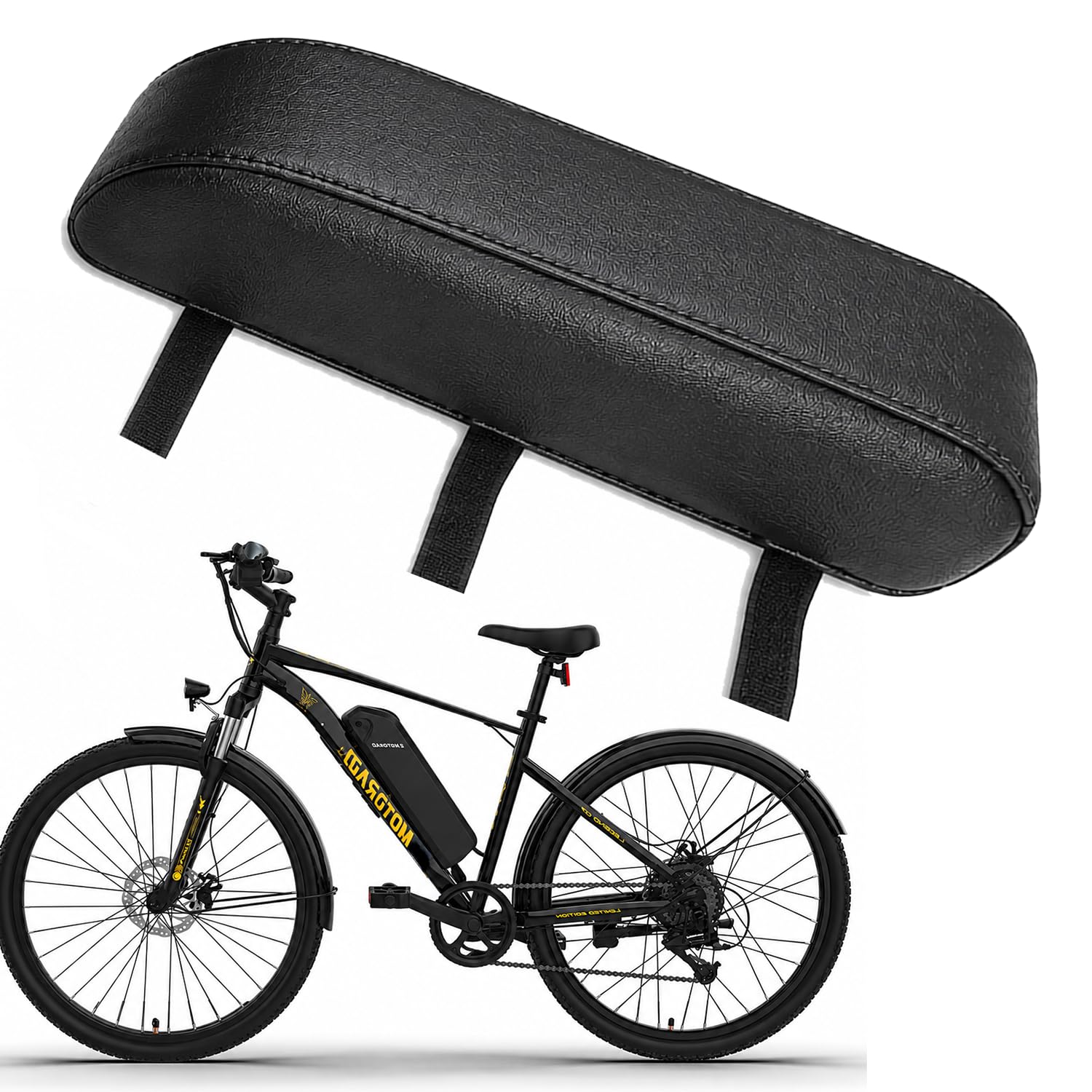 Electric Bicycle Battery Sleeve Cover Compatible with EMotorad Legend | Velcro Closure - Black | Waterproof, Dustproof & Scratch-Resistant E-Bike Battery Protection Cover-image-49
