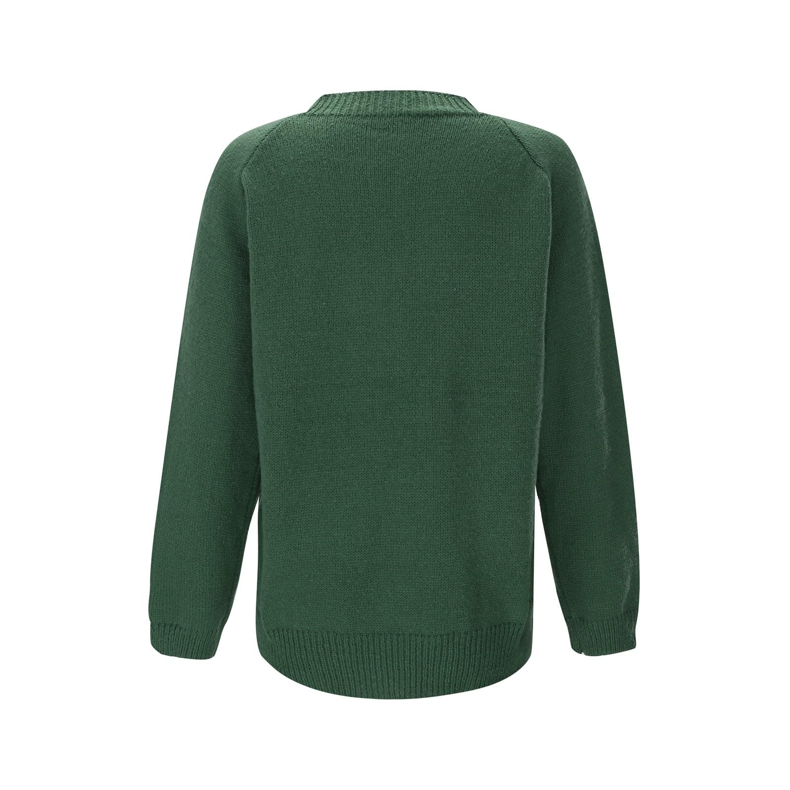 Fair Isle Maglioni da donna brutti con motivo vintage per autunno e inverno a maniche lunghe tunica leggera maglioni alla moda maglioni invernali eleganti maglioni casual lavorati a maglia