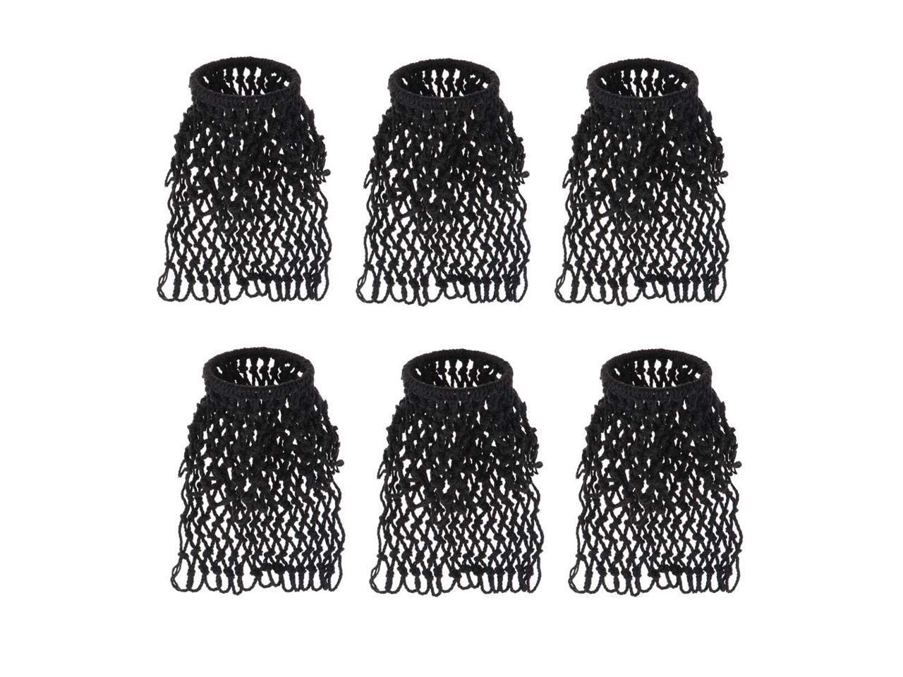 LGB Snooker Pool Table Pocket Net Set Pack of 6 Pcs in Black Color 2