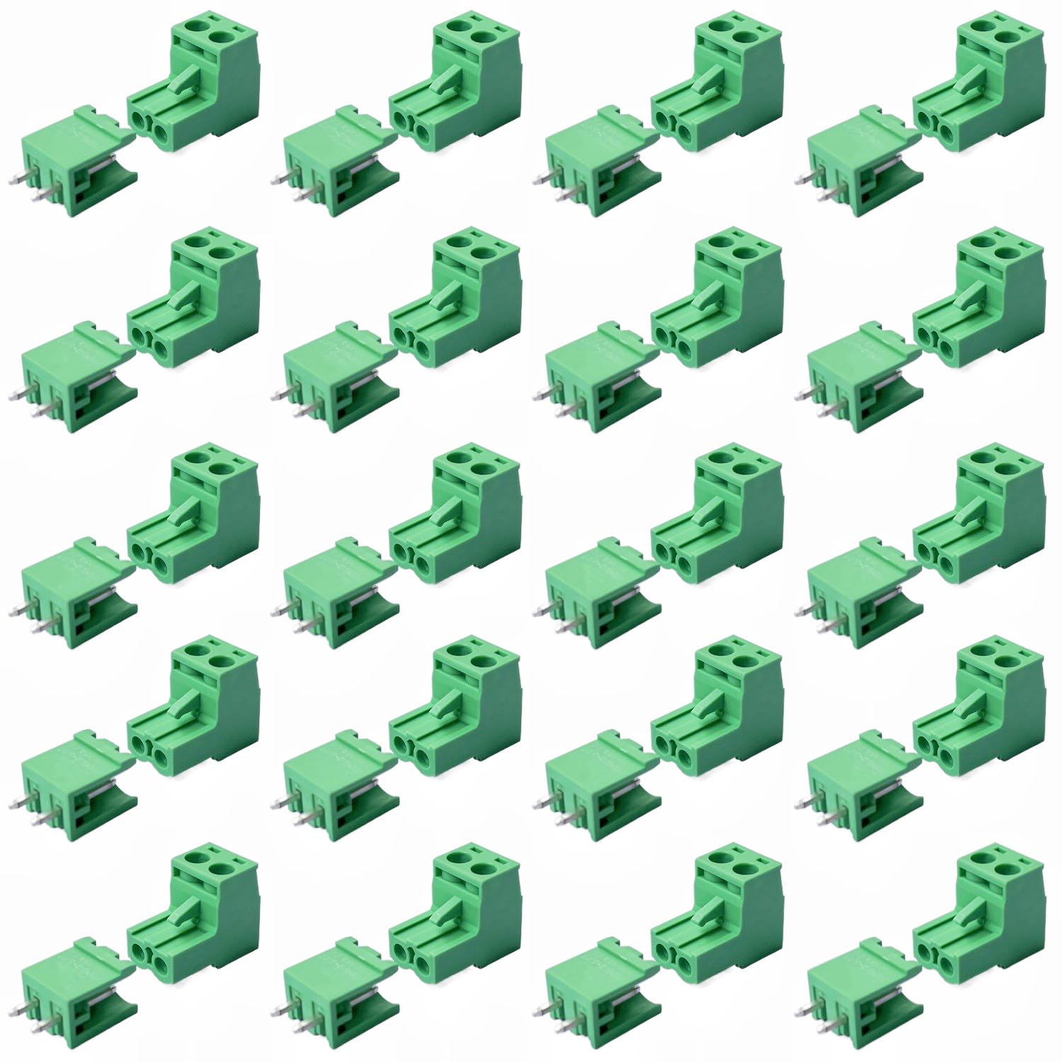 Conector de bloque de terminales macho hembra de 5,08 mm con enchufe tipo Phoenix 8