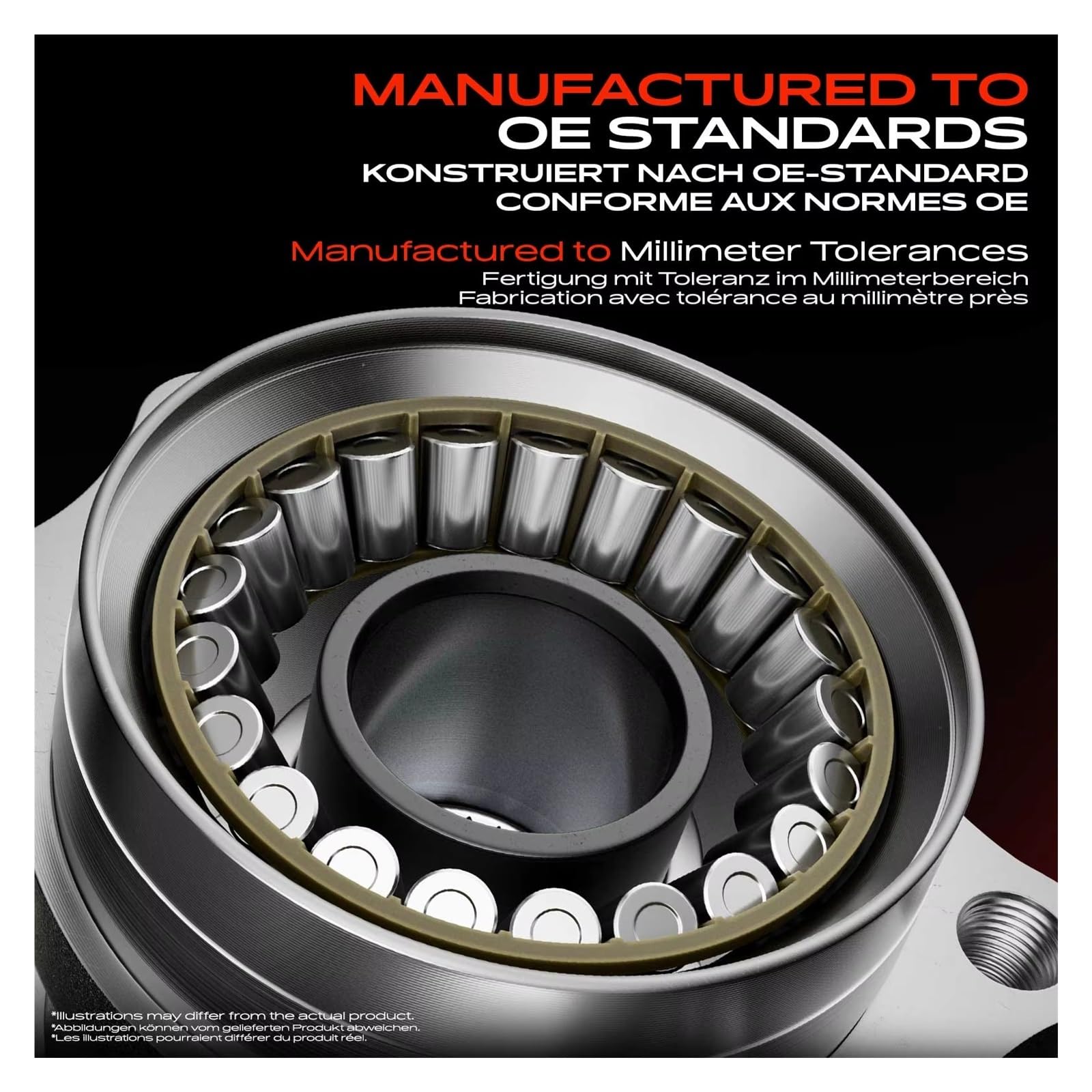 Kits De Roulements Roue Pour Daewoo Pour Kalos Kit De Roulement Moyeu Roue Arrière VKBA7401 541009 96471775