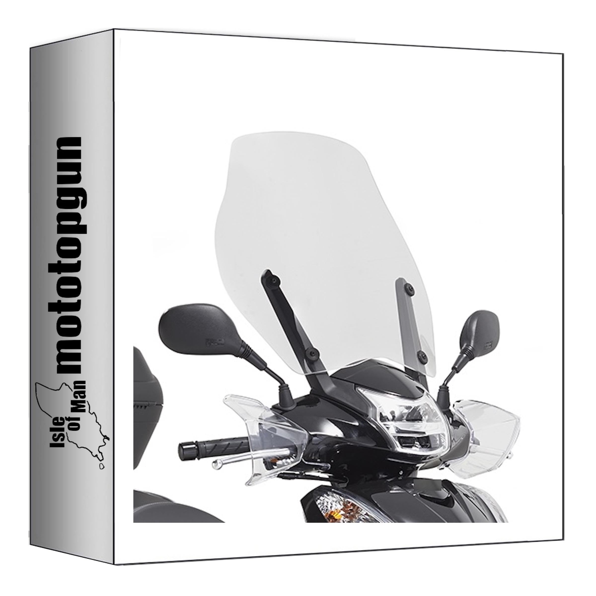 givi parabrezza d1143st compatibile con honda sh 300 i 2015 2016 2017 2018 2019 2020 MOTOTOPGUN