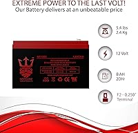 Vista 6 de Neptune - Actualización de repuesto para Power Sonic PS-1270 12 voltios 7 AH batería SLA .250 F2 terminal – Paquete de 10 FedEx 2 días de descuentos