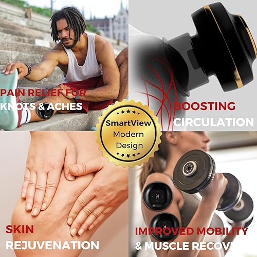 Miniatura 4 de genkigold Masajeador de terapia de ventosas inteligente eléctrico  El analgésico  para auto-masaje en casa  Solución de alivio muscular y relajación