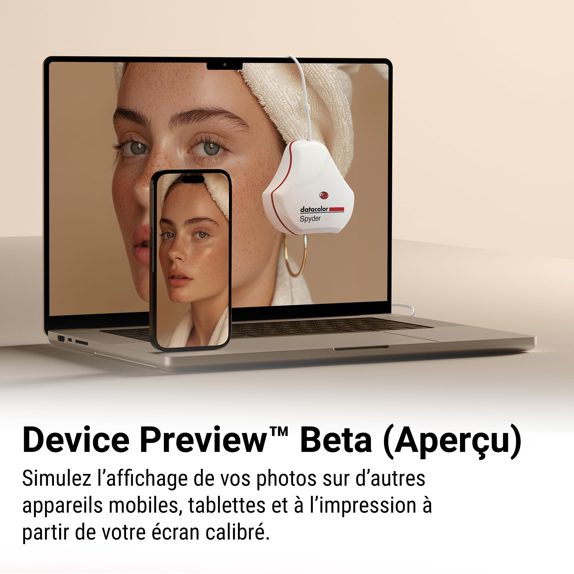Datacolor Spyder - Calibrateur d'Écran pour Designers, Photographes et Créateurs de Contenu, Couleurs Fidèles, compatible OLED/LED, Outil de Calibration simple pour le Traitement d’Image