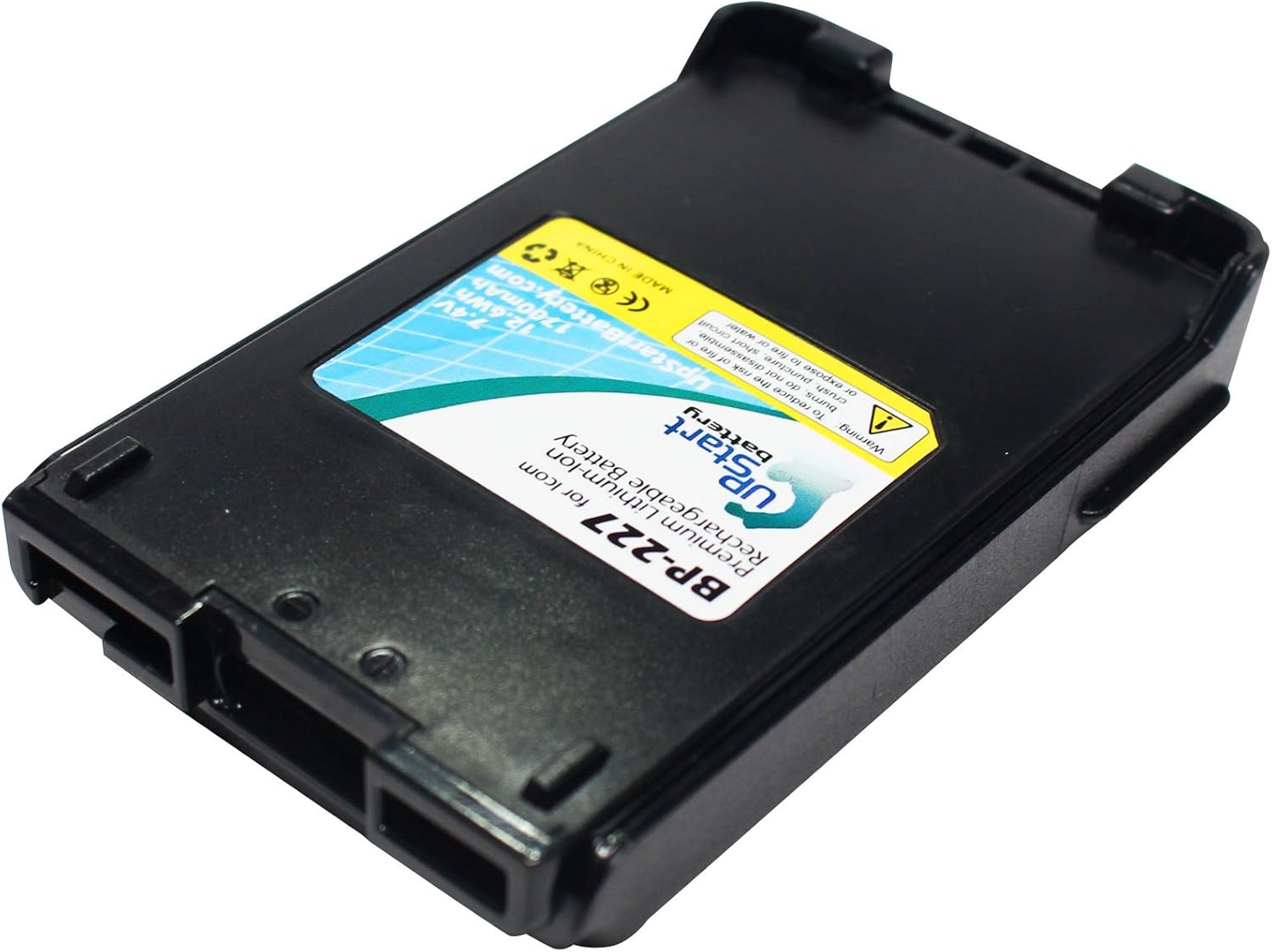 2-Pack Replacement BP-227 Battery for ICOM Two-Way Radio - Compatible with Icom IC-M88, Icom IC-F50, Icom IC-F50V, Icom IC-F60, Icom BP-227, Icom IC-F51, Icom IC-F61, Icom IC-M87, Icom ICV85
