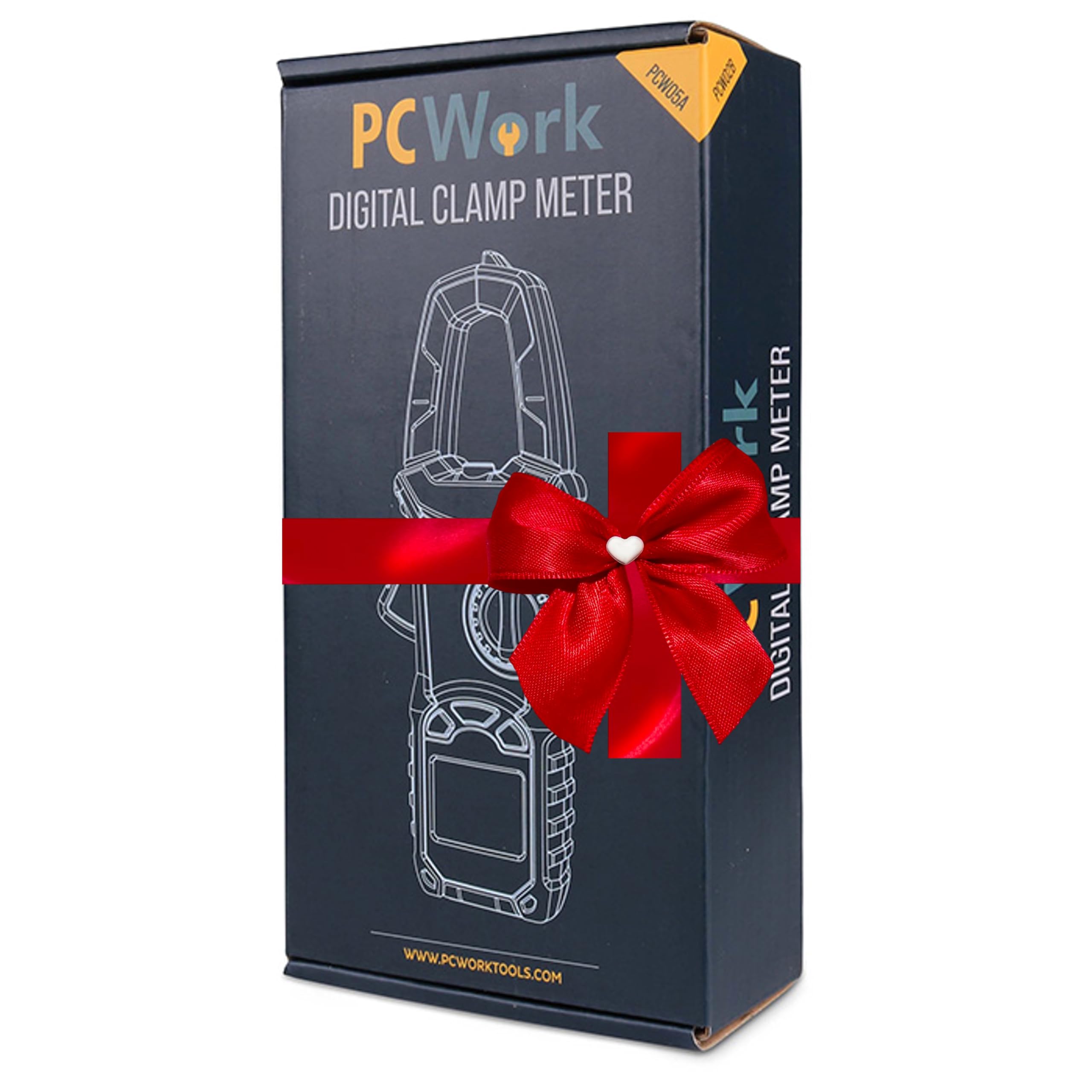 Pince ampèremétrique professionnelle AC DC PCW05A, TRUE RMS multimètre 600 A, multimètre numérique AUTO RANGE, écran LCD bicolore 6000 points, ampèremètre, testeur de continuité