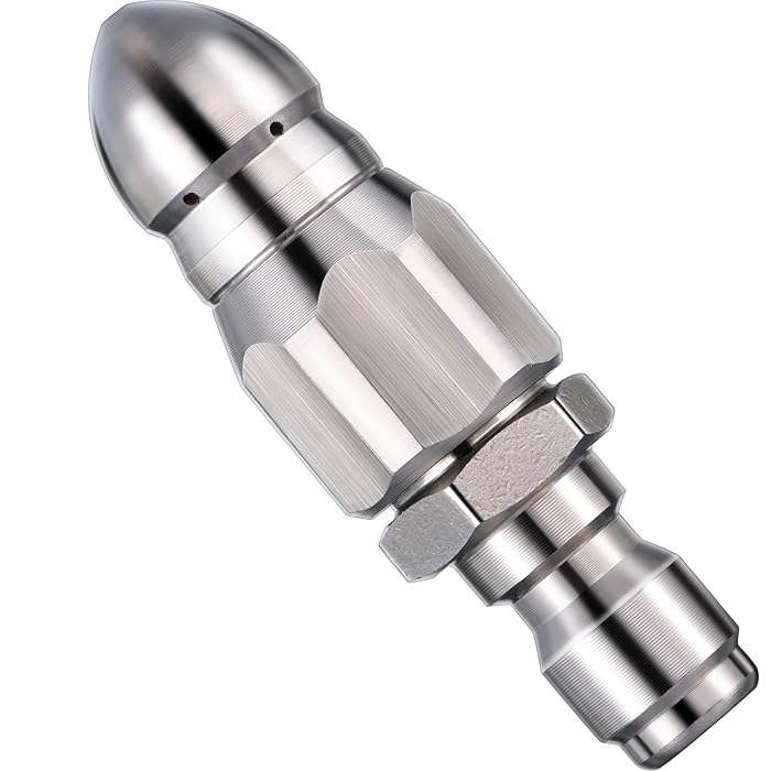 Buy 5000 PSI Sewer Jetter Nozzle Pressure Drain Jetter Hose Nozzle for