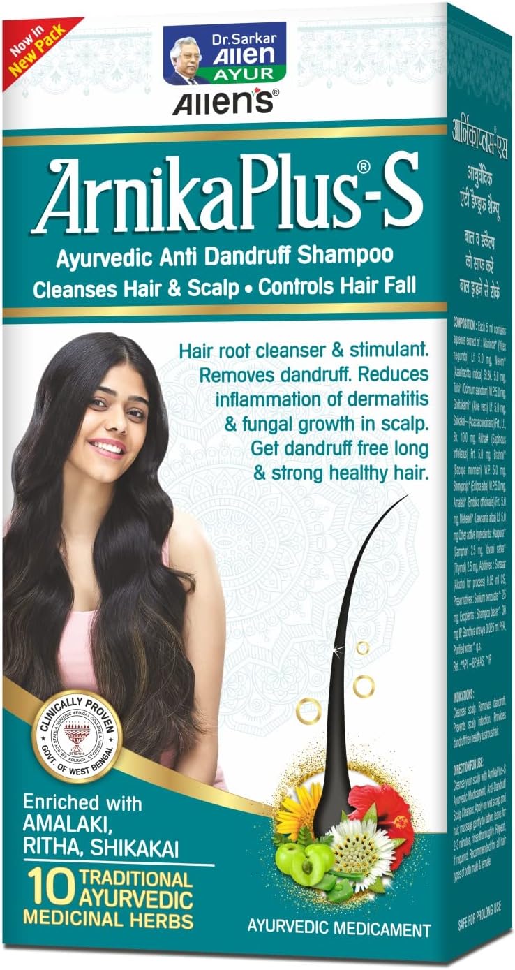 MAAN ORGANIC FARMS Allen Arnikaplus S - Anti Dandruff Shampoo 100 Ml- Pack Of 2