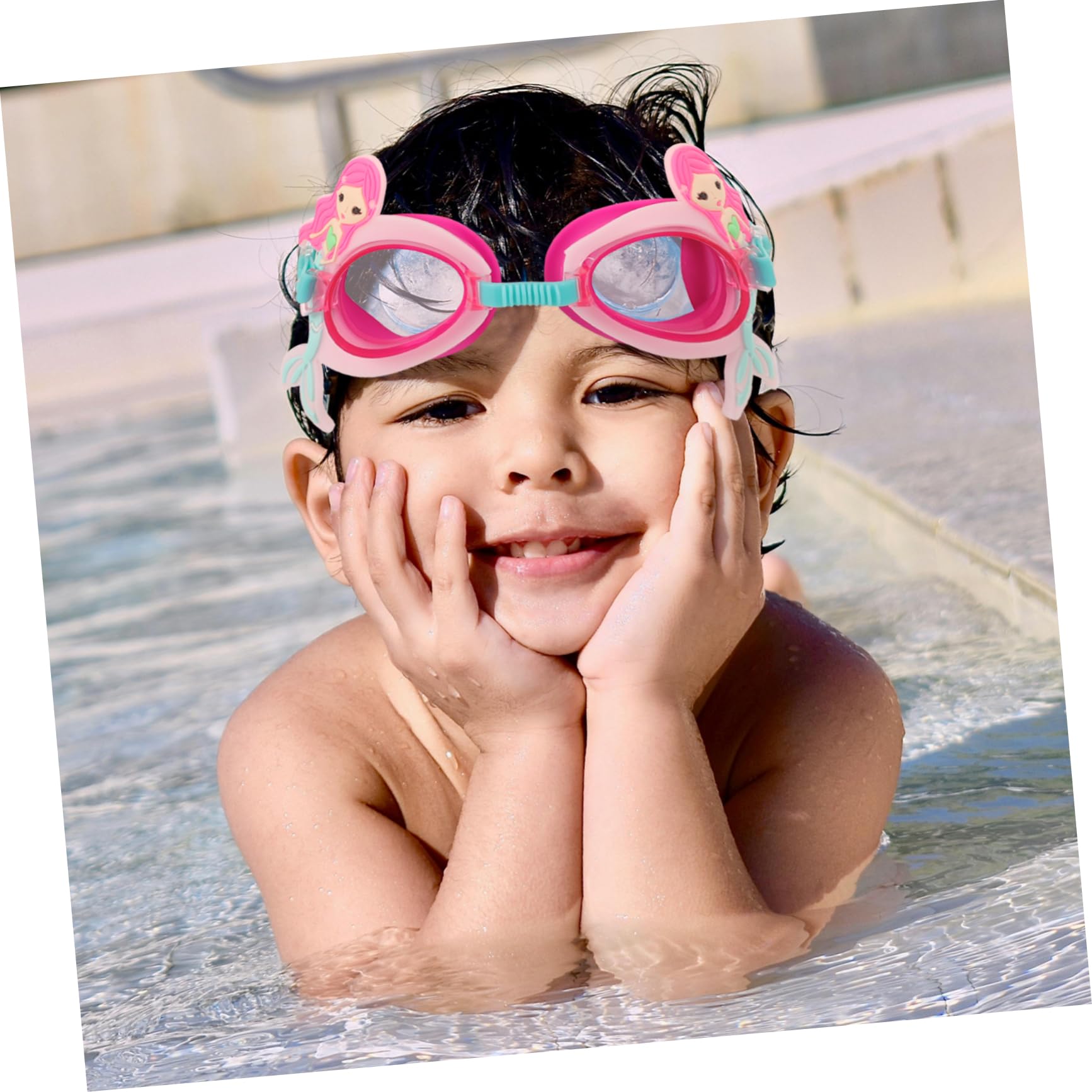 BESPORTBLE Lunettes De Natation Pour Enfants Lunettes Enfants Lunettes De Plongée Lunettes De Dessin Animé Lunettes De Natation Pour -petits Jolie Lunette De Natation Pc