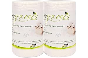 Wegreeco Unscented Disposable Cloth Diaper Liners