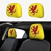 Somerset County Flag Car Headrest Cover - Stylish Headrest Protectors for Most Vehicle Models - Easy to Install, Pink, Black, Blue
