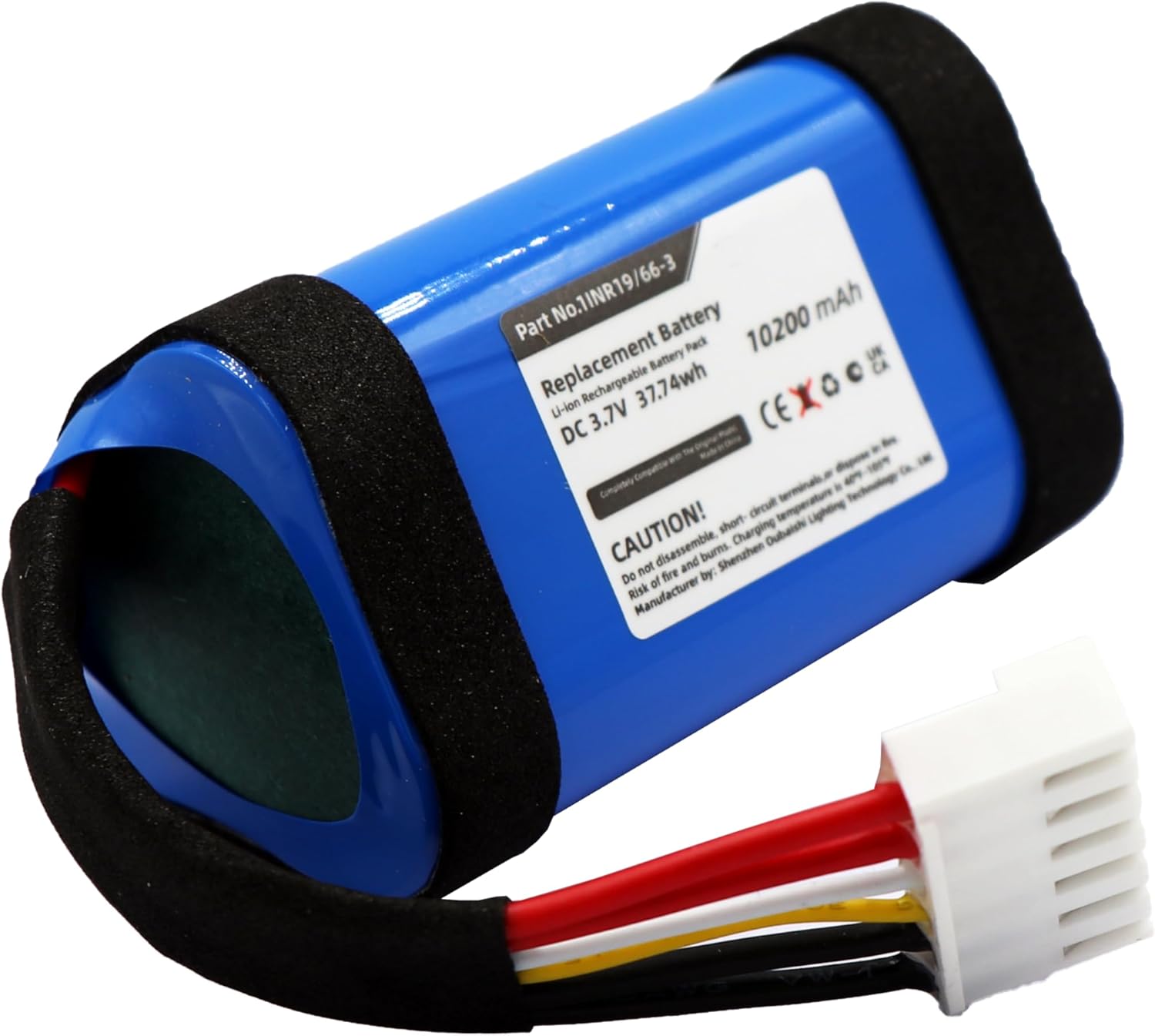 Replacement Battery for Charge 4,4J, 4BLK,JBLCHARGE4BLUAM Speaker,fits ID998 1INR19/66-3 SUN-INTE-118 IAA011NA,10200mAh
