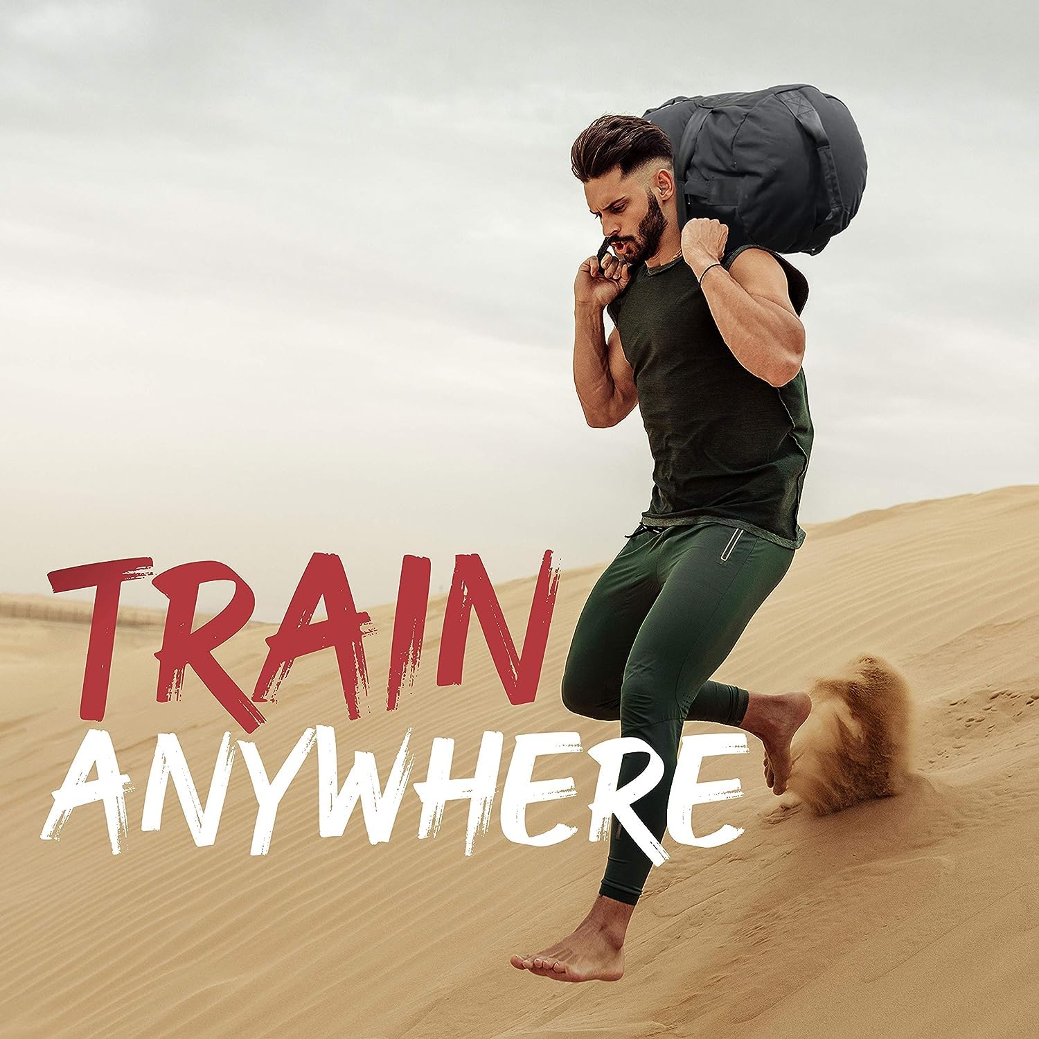 Yes4All 20kg/30kg/50kg/80kg Weight Bag - Sandbags Gym - Core Training Power Bag for Crossfit/Running/Workout/PowerLiffting - Sold UNFILLED