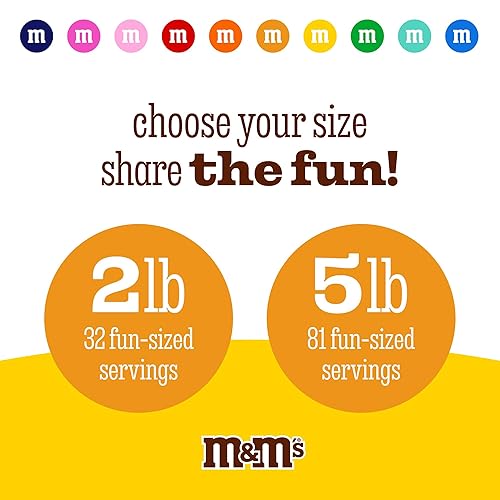 Miniatura 8 de M&M'S - Caramelos de compromiso de chocolate con leche, 5 libras de dulces a granel para fiestas de compromiso, regalos de compromiso y barra de